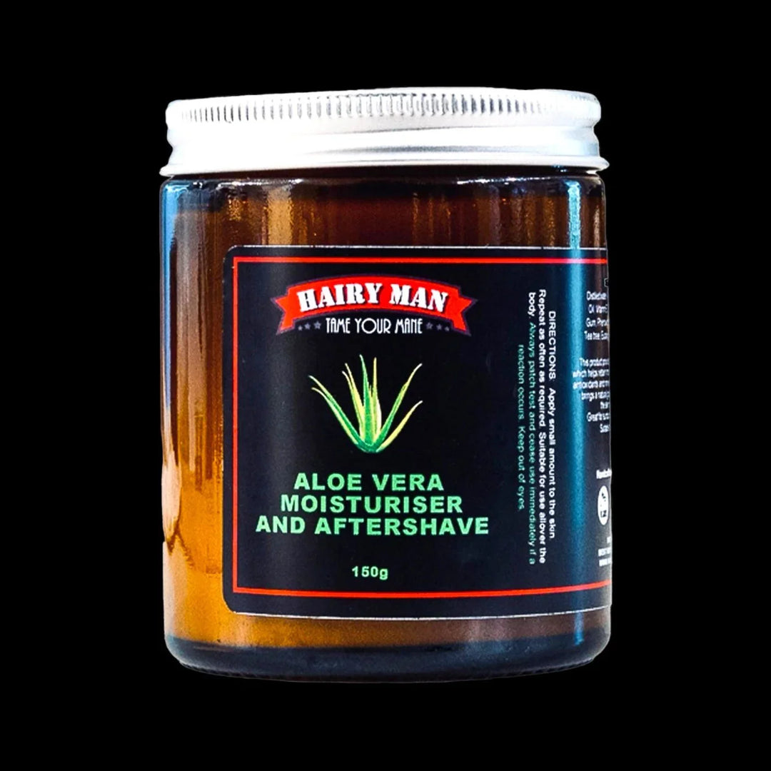 Aloe Vera Moisturizer And Aftershave 150G - Hairy Man Care