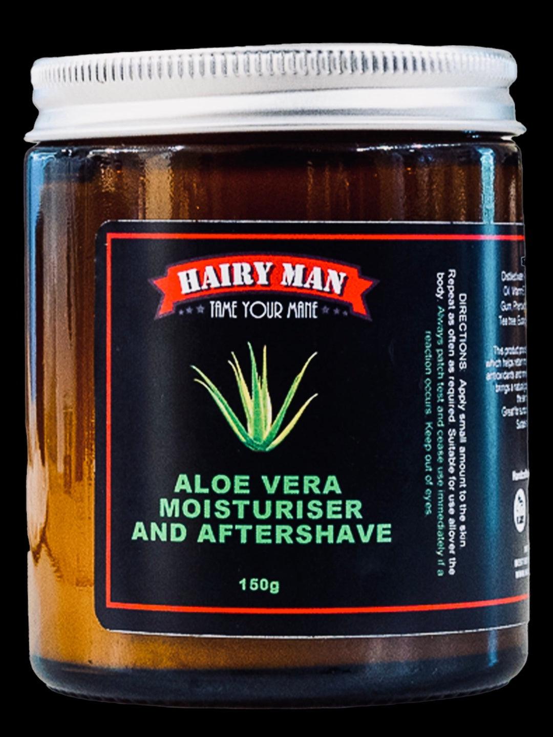 Aloe Vera Moisturizer And Aftershave 150G - Hairy Man Care