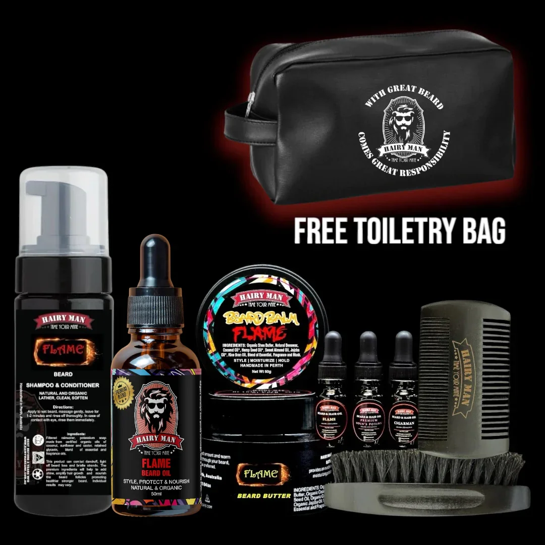 Best beard oil in Australia for dry and itchy beards - big beard kit bundle