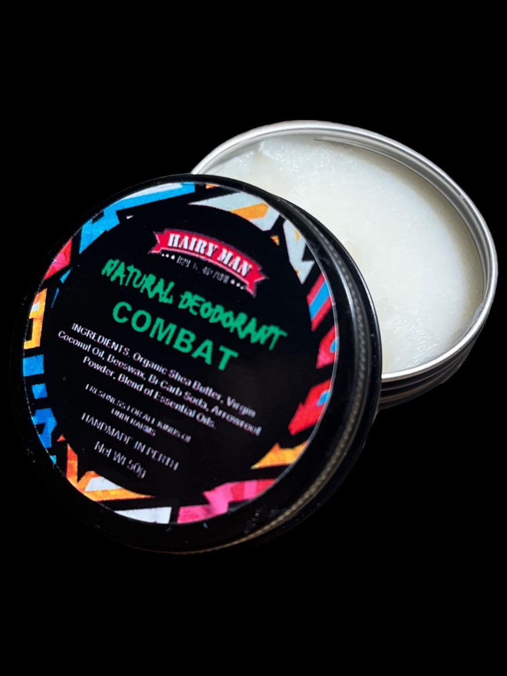 Combat Antifungal Natural Deodorant 50G - Hairy Man Care