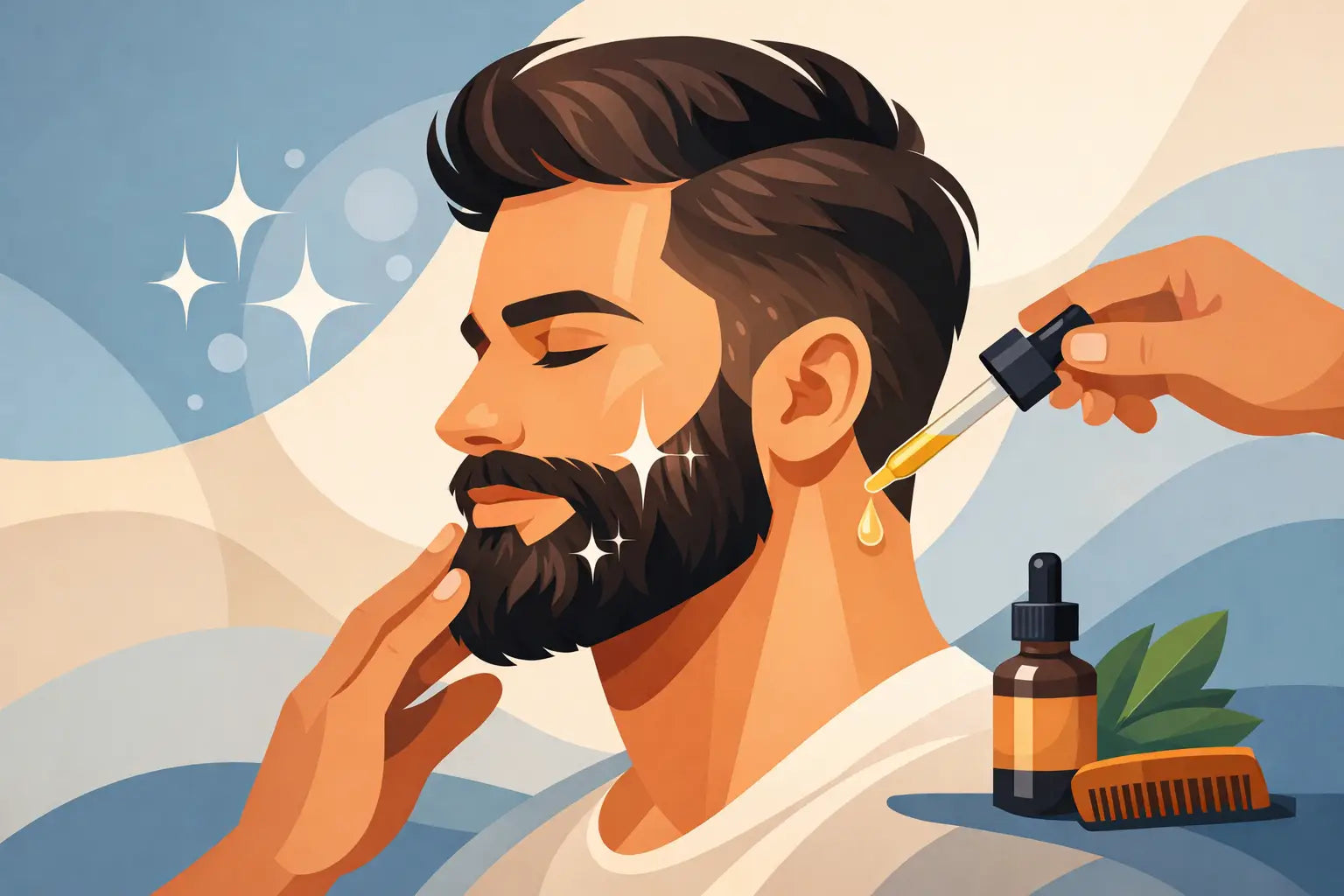 How to Make Beard Shiny Without Looking Greasy
