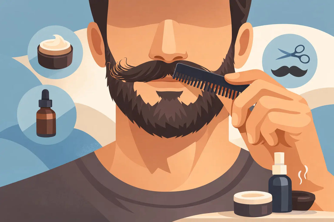 How to Tame Wiry Moustache Hair