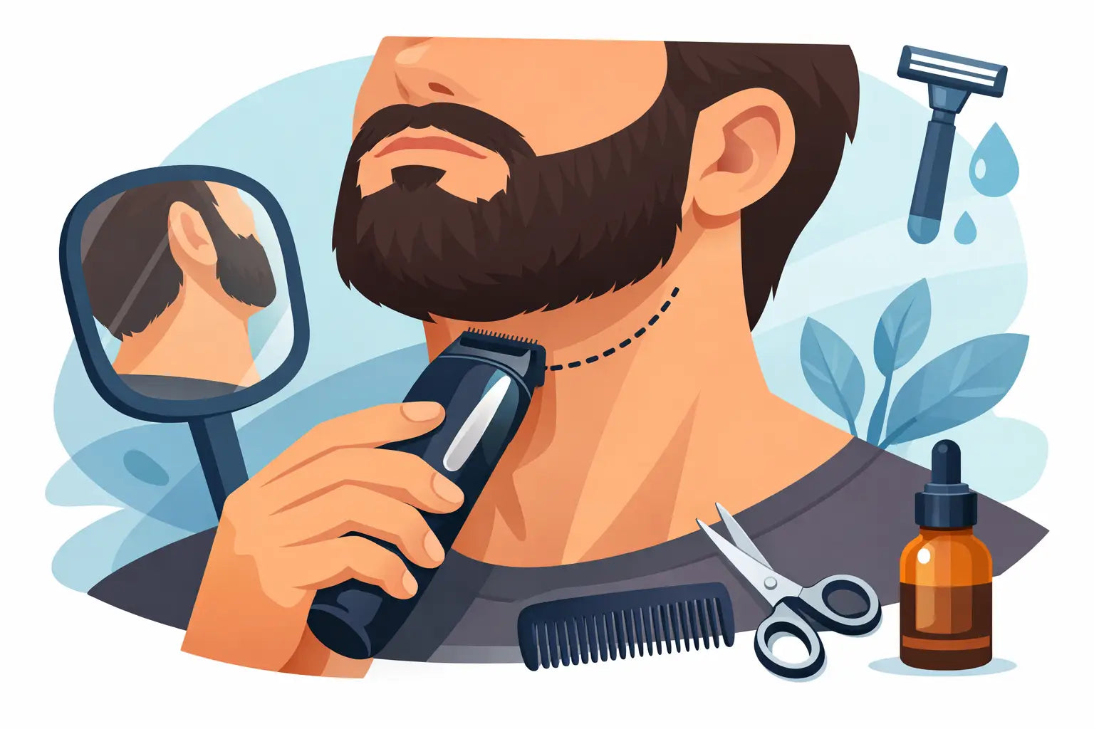 How to Trim a Beard Neckline Properly