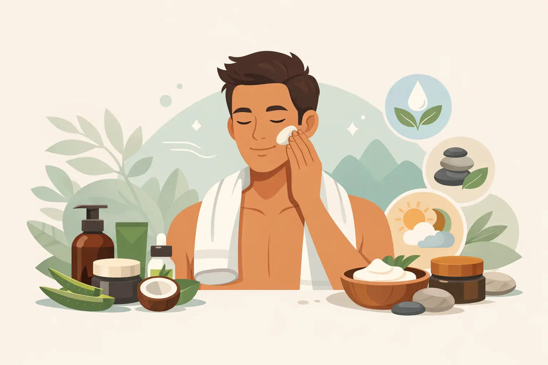 A Guide to Natural Mens Skincare Routine