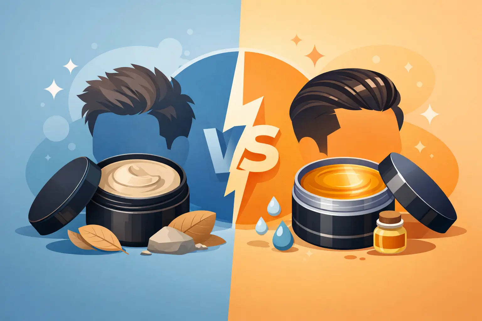 Hair Clay vs Pomade Hold - Which One Wins?