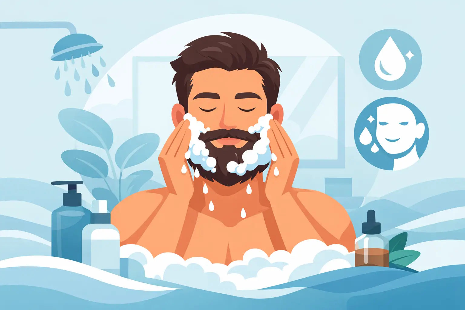 How to Wash Beard Without Drying Skin