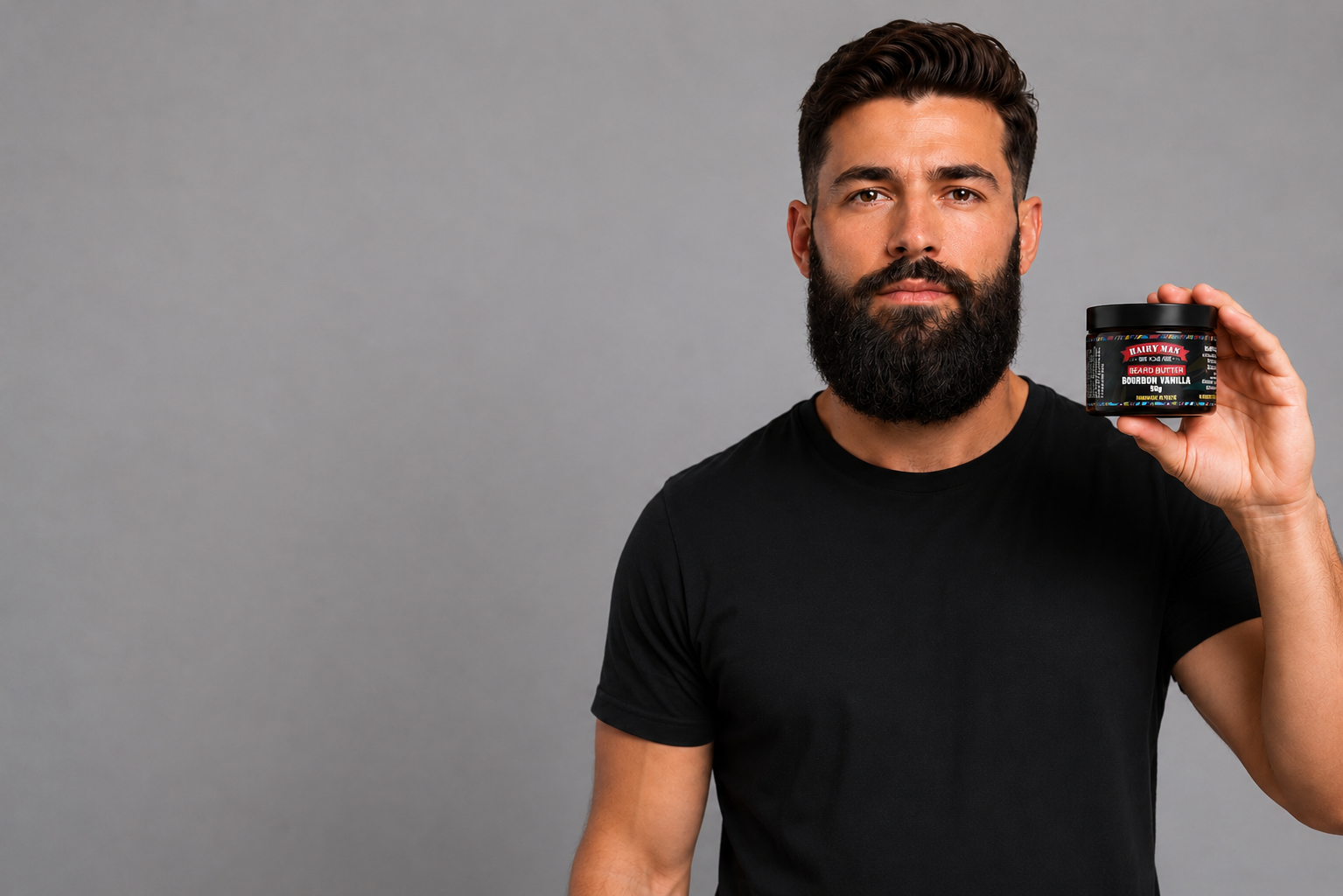 Natural beard butter for deep conditioning, beard softness, hydration and healthy beard growth.