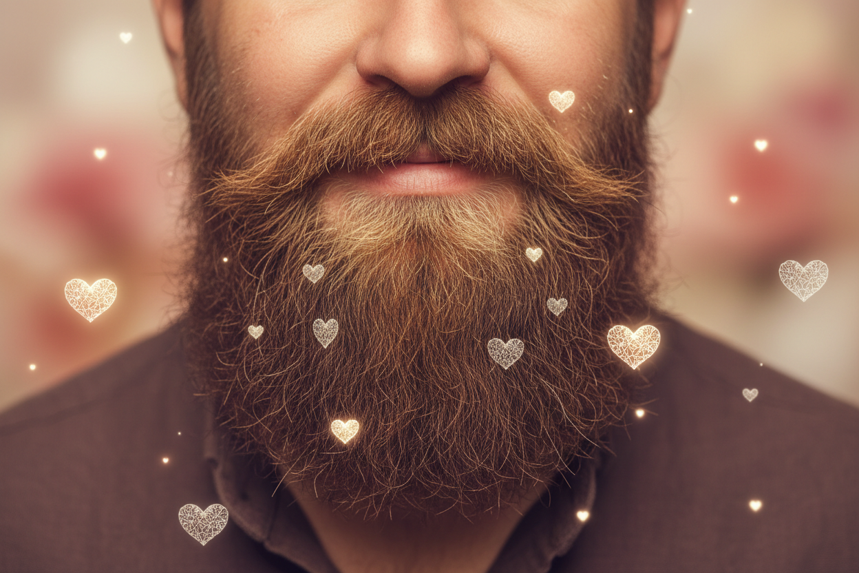 Hairy Man Care beard grooming bundles and kits with natural ingredients on display