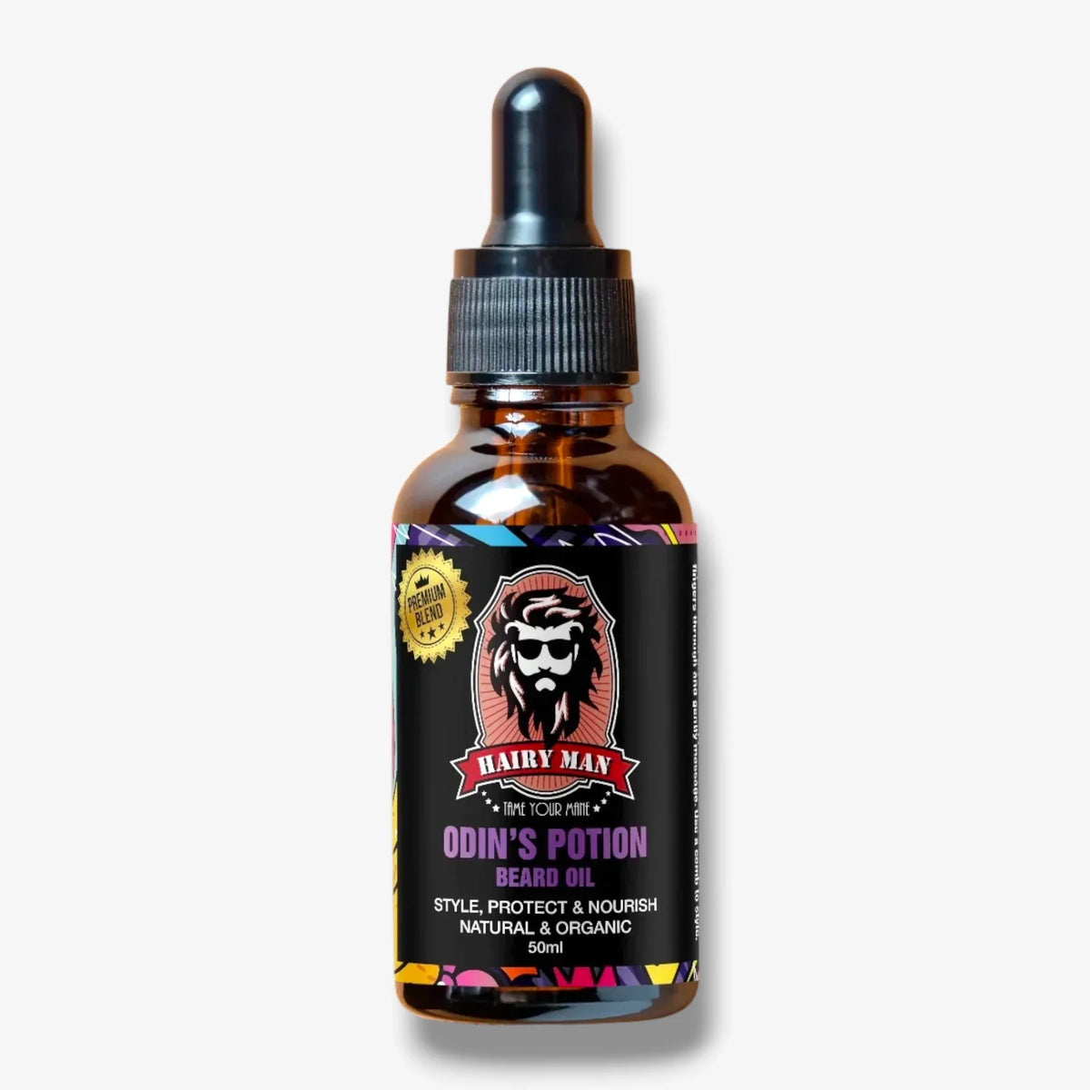 Odin's Potion Beard Oil for styling, protecting, and nourishing with natural organic ingredients