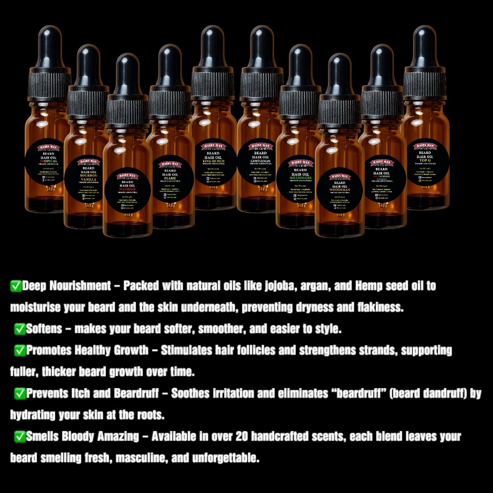 Benefits of using beard oil - Hairy Man Care 
