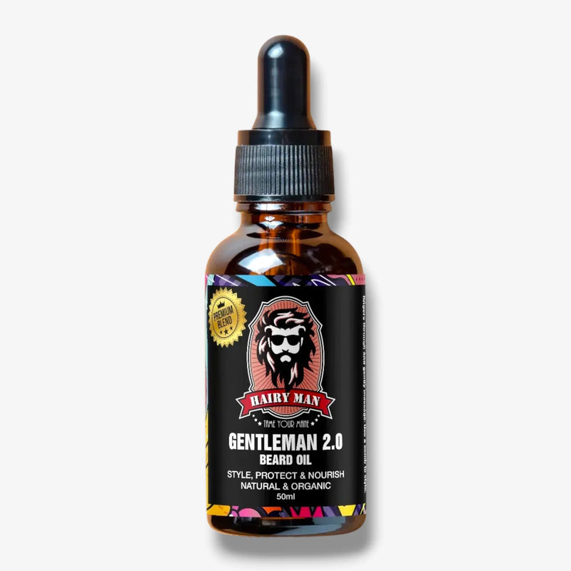 Gentleman 2.0 Beard Oil for styling, protecting, and nourishing with natural organic ingredients