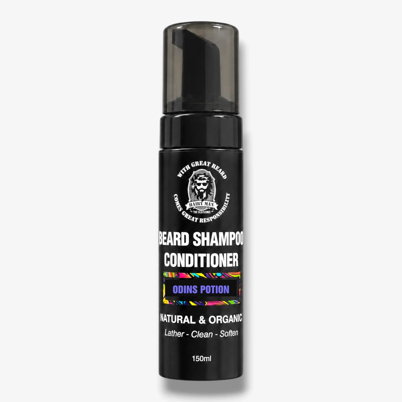 Beard Shampoo & Conditioner - Odins Potion, natural organic formula for clean, soft beard care