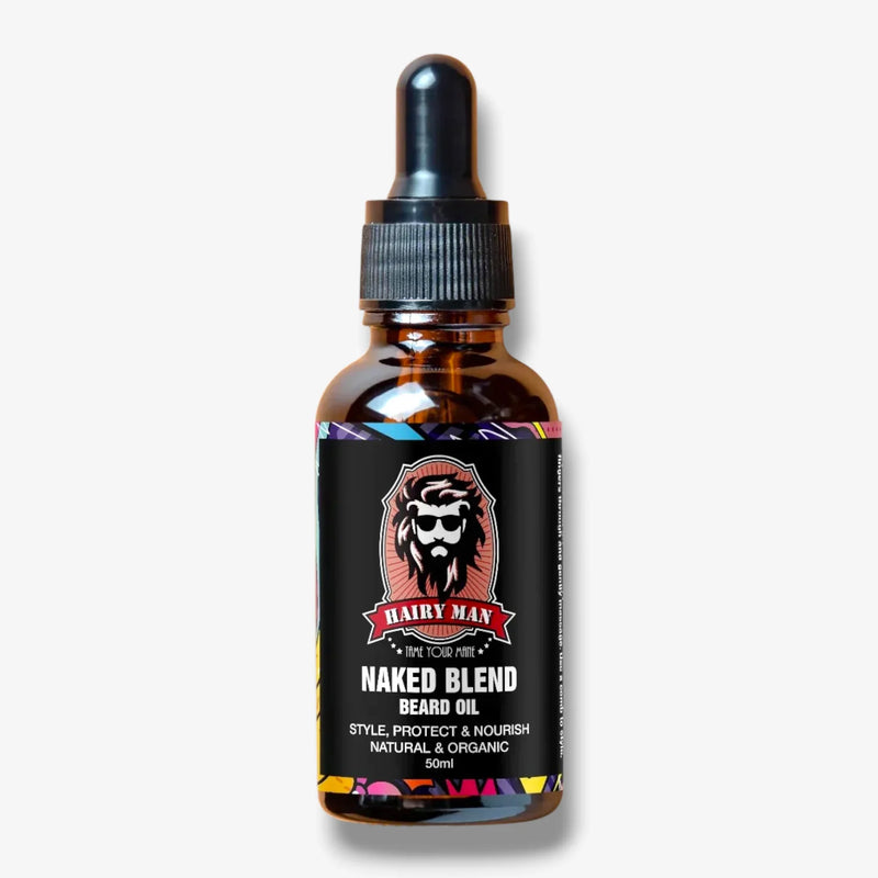 Naked Blend Beard Oil - Natural & Organic 50ml for styling, protecting, and nourishing beards