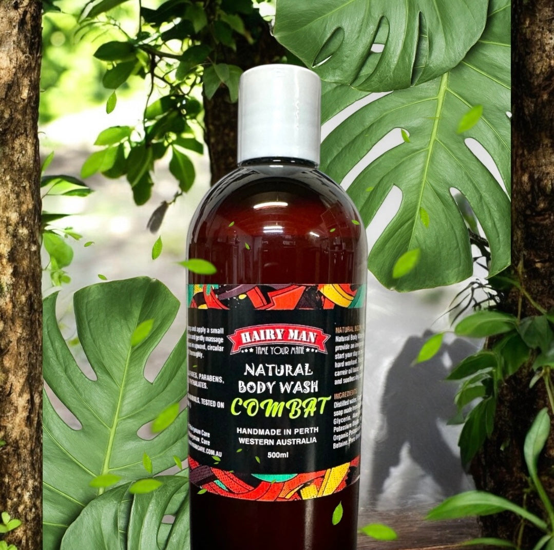 Combat Antifungal Bodywash 500ML - Hairy Man Care