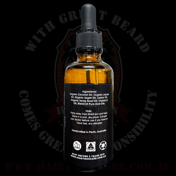 Beard Oil 50ML - Premium Arabian Knight 2.0 - Hairy Man Care