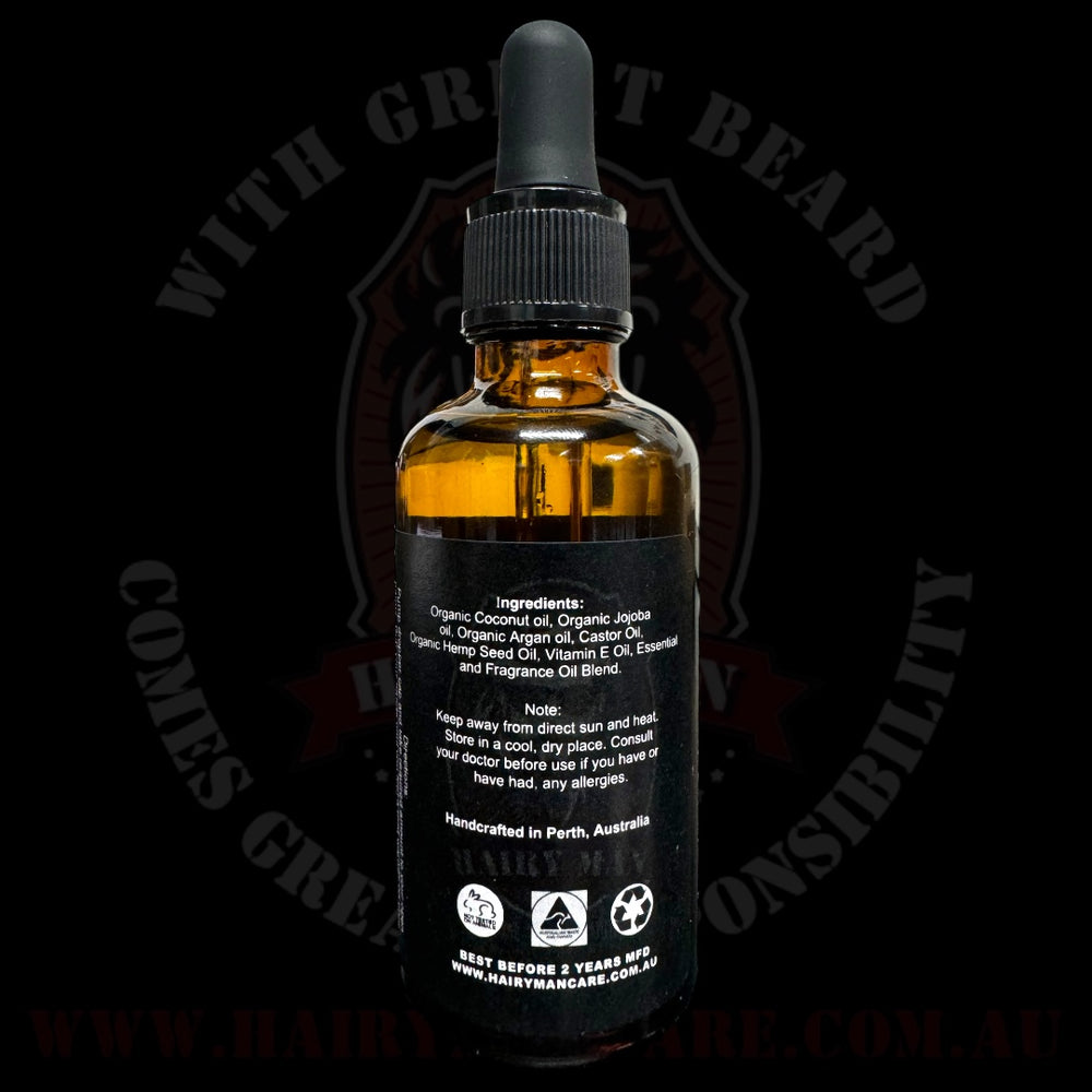 Beard Oil 50ML - Warrior - Hairy Man Care