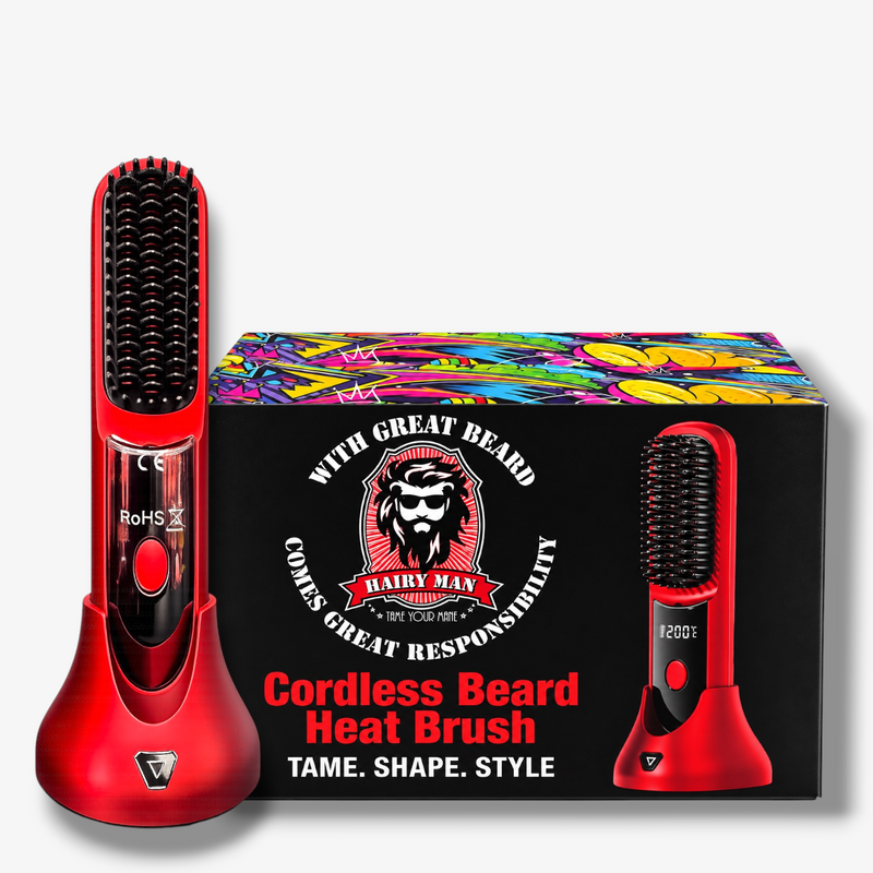 Cordless Beard & Hair Straightening Heat Brush
