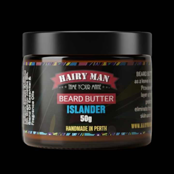 Hairy Man Care Australian-made natural beard butter for beard growth, hydration and styling – premium organic beard care product
