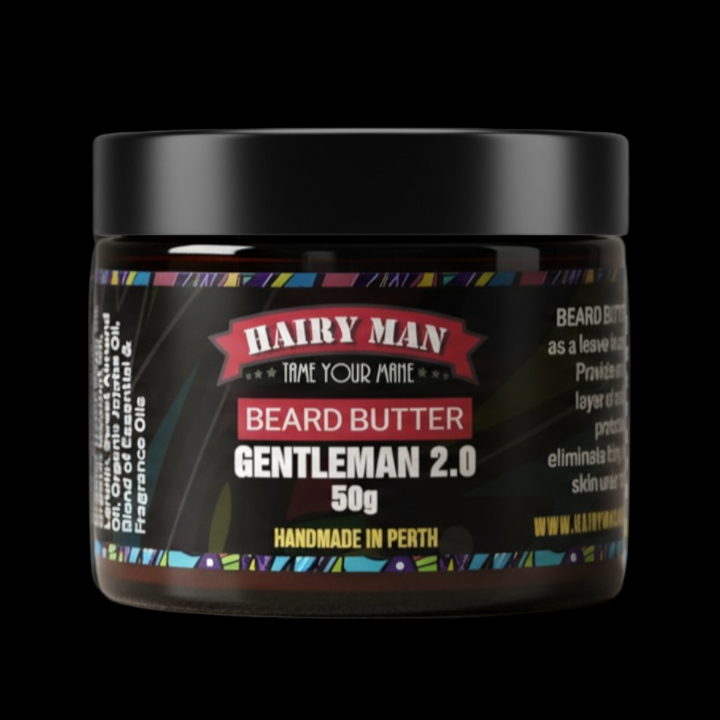 Hairy Man Care Australian-made natural beard butter for beard growth, hydration and styling – premium organic beard care product