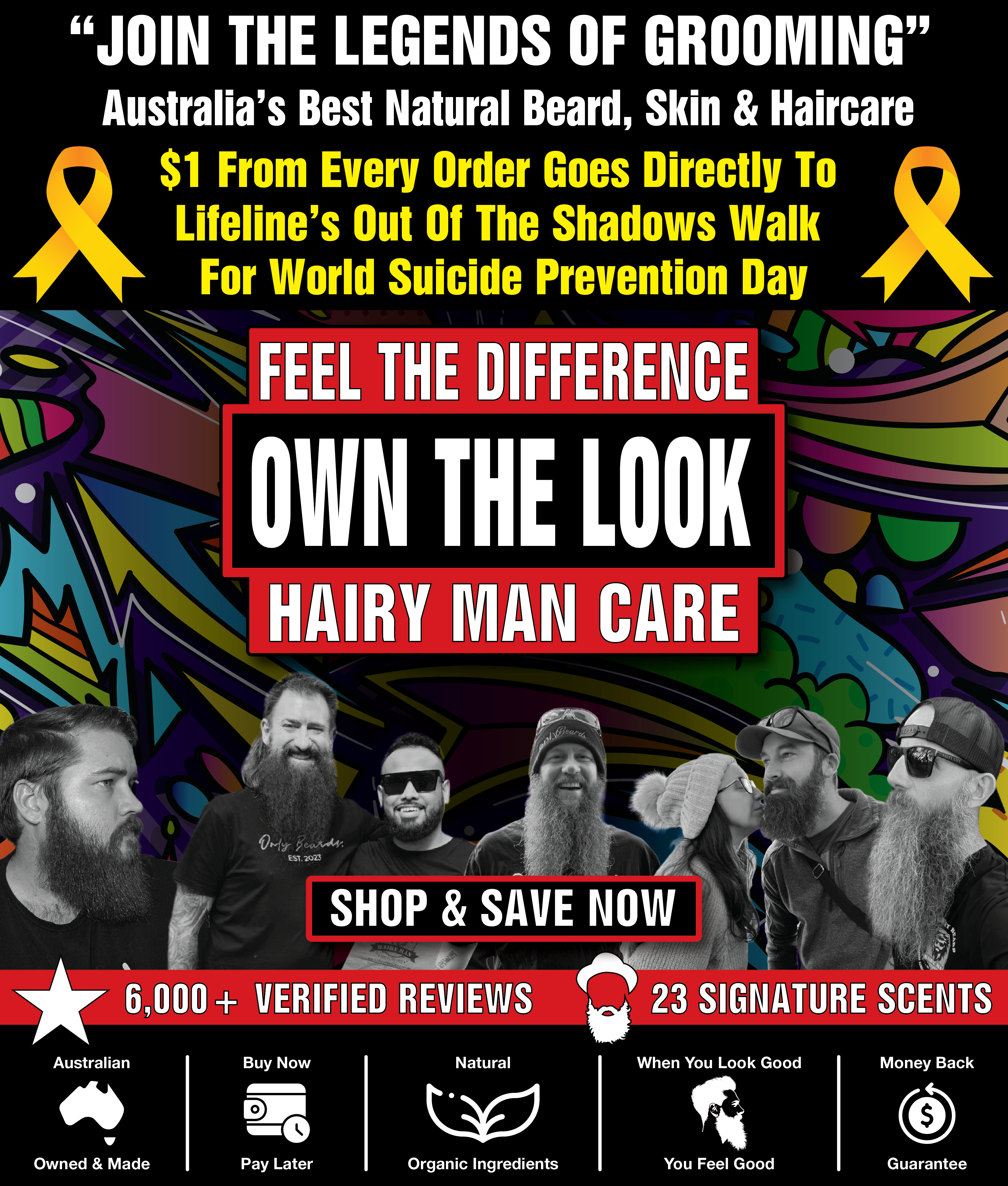 Australian-made natural beard care products – Hairy Man Care beard oils, balms, and grooming kits for healthy beards