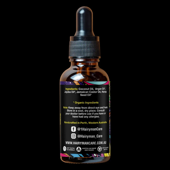 Best beard oil in Australia for dry and itchy beards - unscented beard oil 