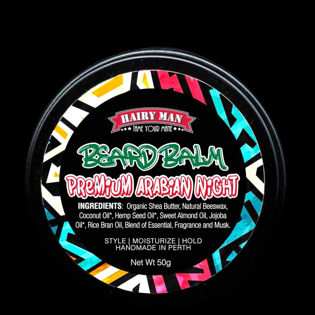 Beard Balm 50G - Premium Arabian Knight 2.0 - Hairy Man Care