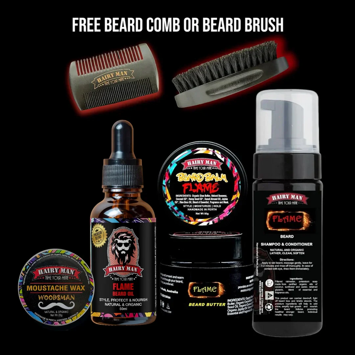 Best beard oil in Australia for dry and itchy beards - beard care kit bundle