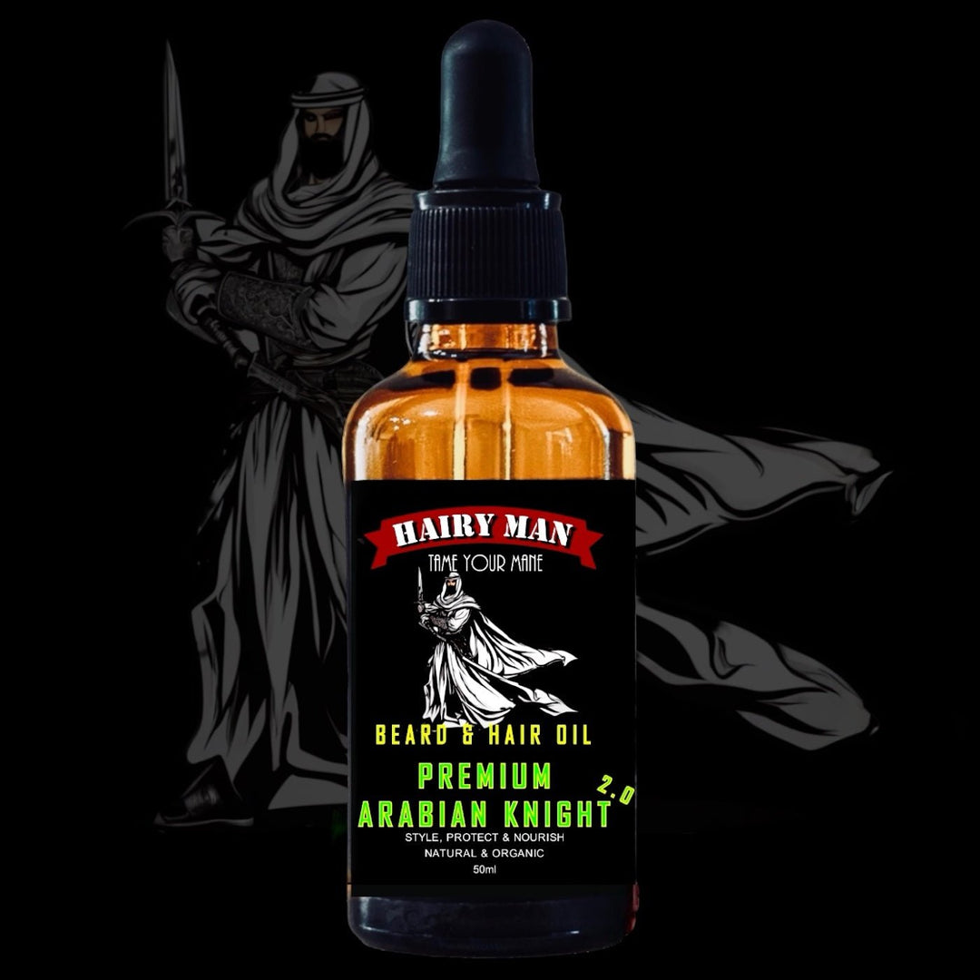 Beard Oil 50ML - Premium Arabian Knight 2.0 - Hairy Man Care