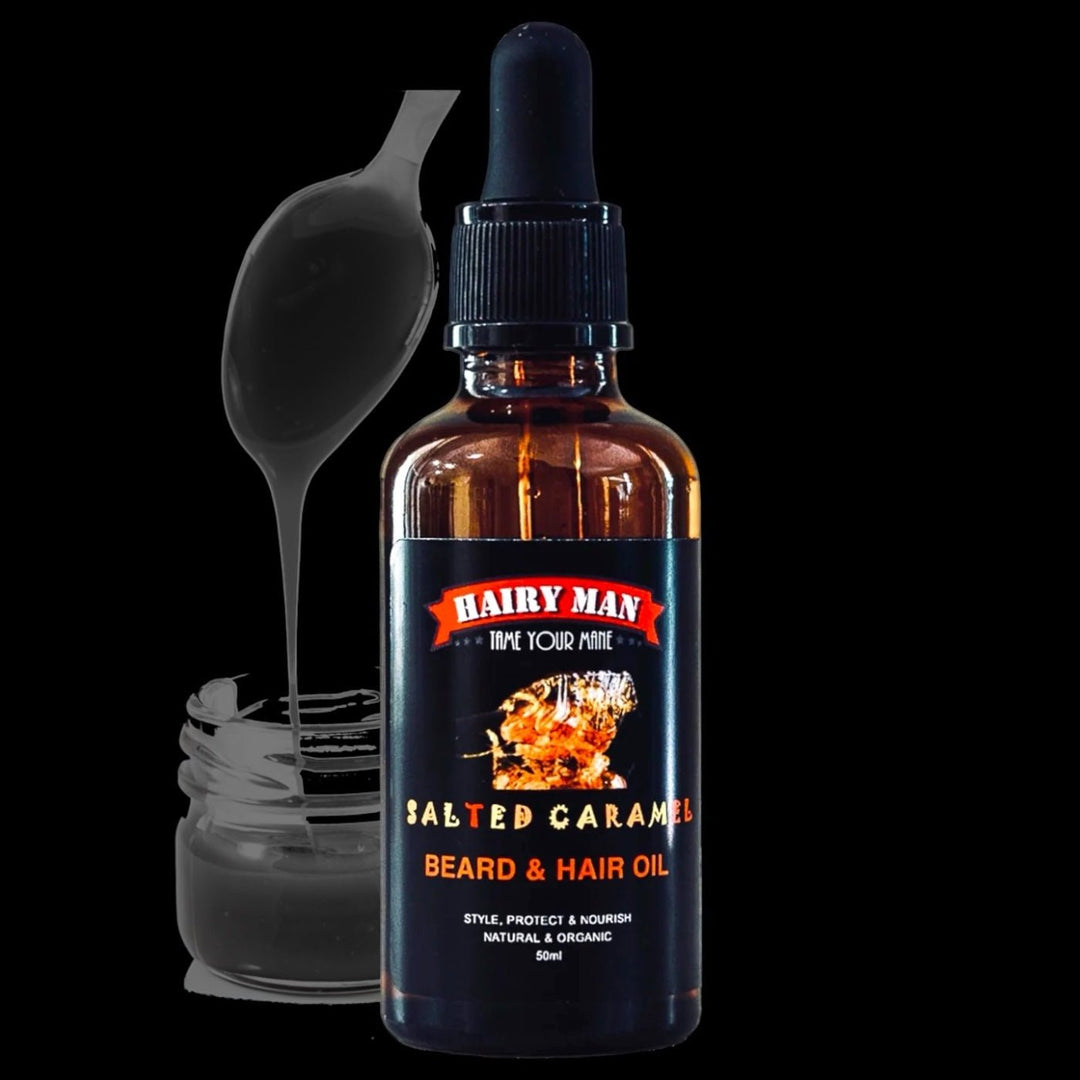Beard Oil 50ML - Salted Caramel - Hairy Man Care