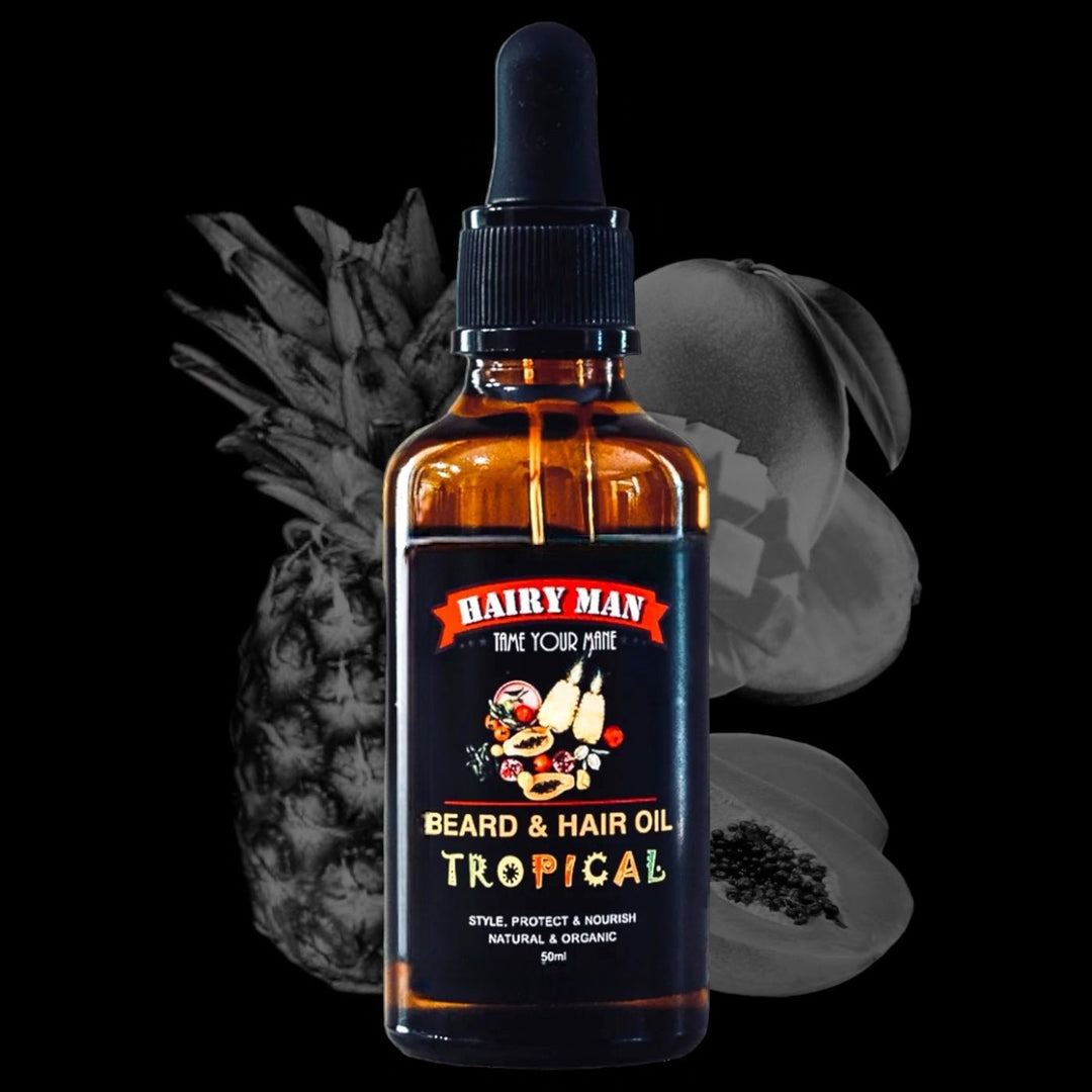 Beard Oil 50ML - Tropical Blend - Hairy Man Care