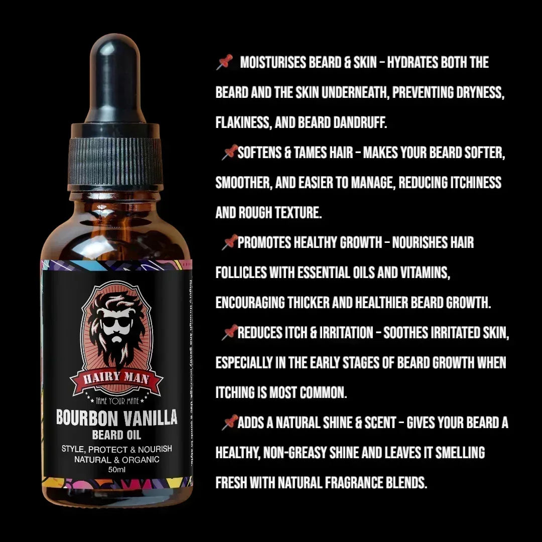 Hairy Man Care Beard Oil - Benefits Of Using Beard Oil