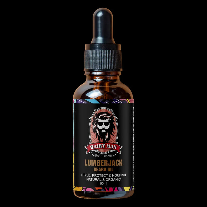 Hairy Man Care Lumberjack Beard Oil 50ml – Pine & Eucalyptus Scent