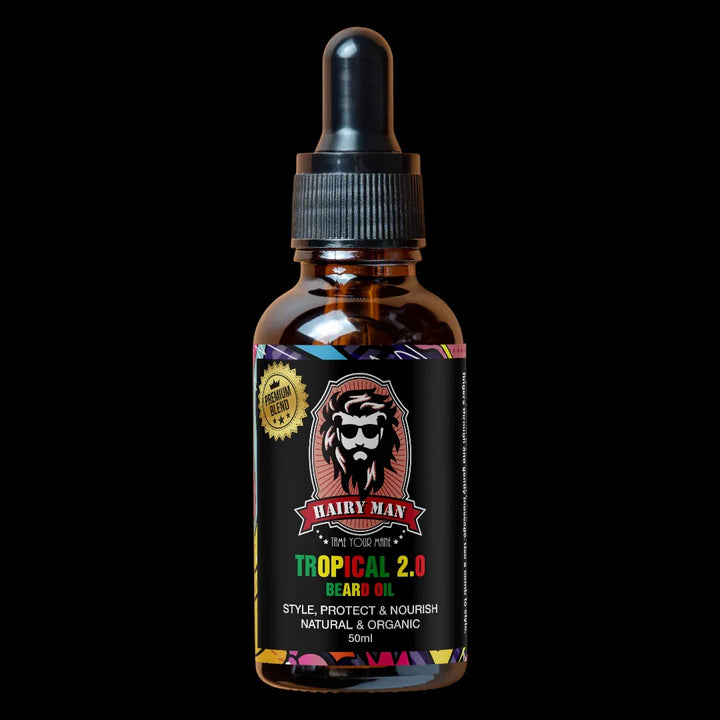 Hairy Man Care Tropical Blend Beard Oil 50ml – Mango, Pineapple & Watermelon