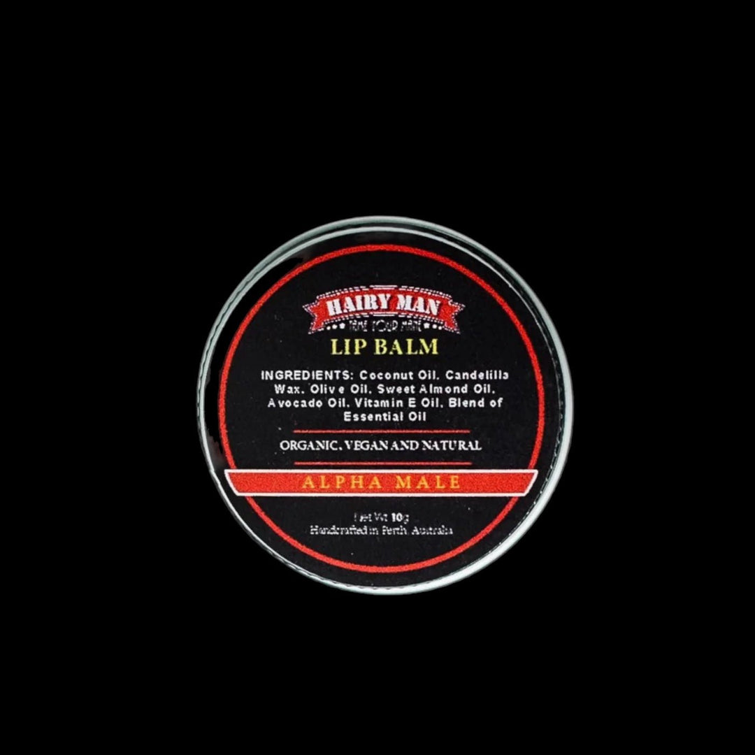 Vegan Lip Balm - Alpha Male 15G - Hairy Man Care
